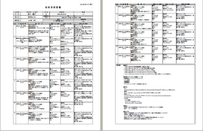 技術経歴書